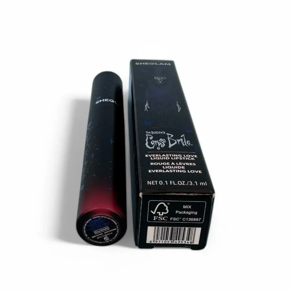 Tim Burton's Corpse Bride Everlasting Love Liquid Lipstick Rosy Cheeks Sheglam